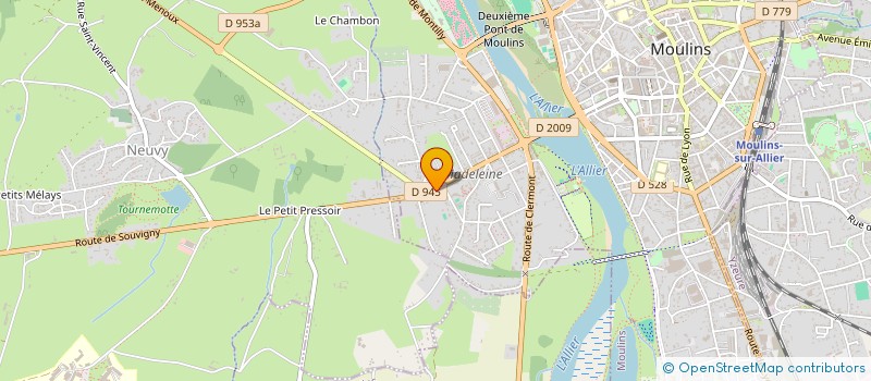 localisation de l'entreprise SCI M J C N à MOULINS