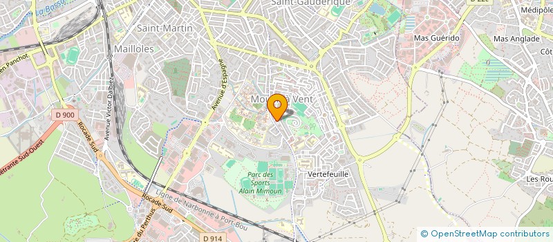 localisation de l'entreprise SCI M.J.D.S  PERPIGNAN