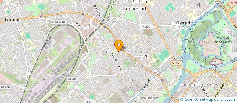 localisation de l'entreprise SCI M.J D2 à LILLE