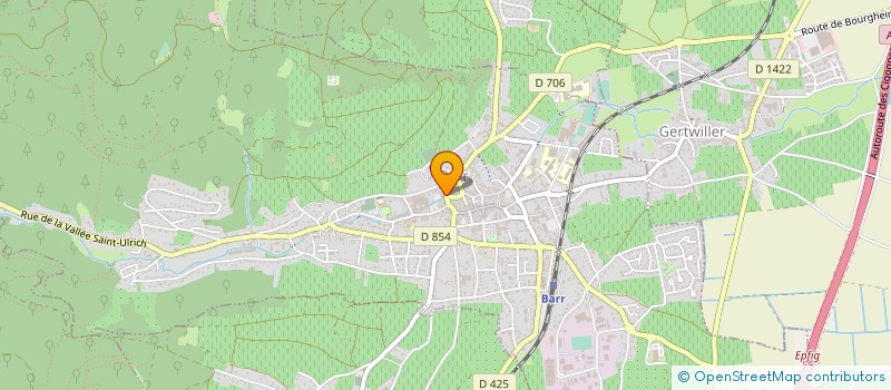 localisation de l'entreprise SCI M J G A  ZELLWILLER