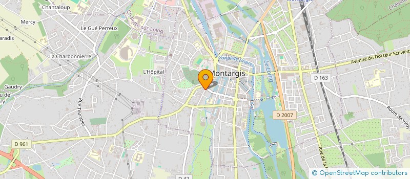localisation de l'entreprise SCI M.J.L  MONTARGIS