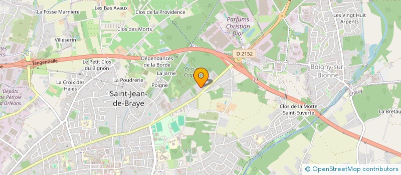 localisation de l'entreprise SCI M.J.M. à SAINT-JEAN-DE-BRAYE