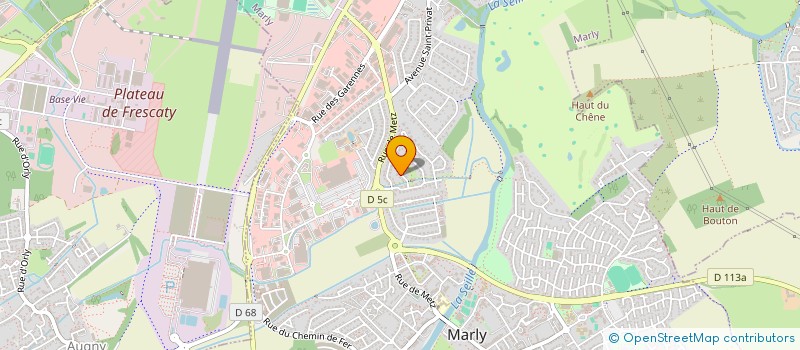 localisation de l'entreprise SCI M.J. MARIEULLES  MARLY