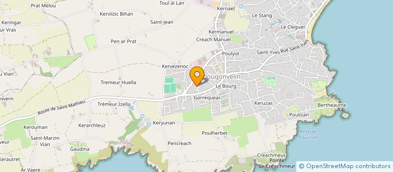 localisation de l'entreprise SCI M.J.P  PLOUGONVELIN