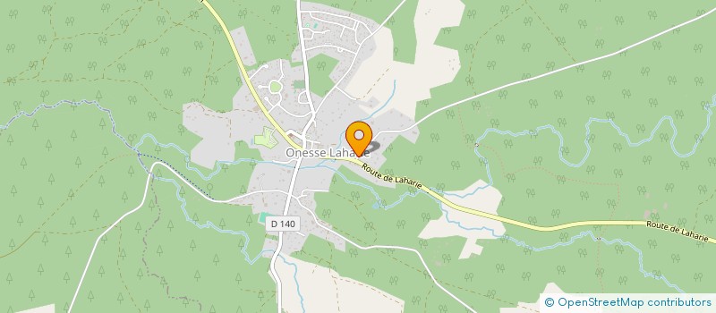 localisation de l'entreprise SCI M.J.P.  ONESSE-LAHARIE