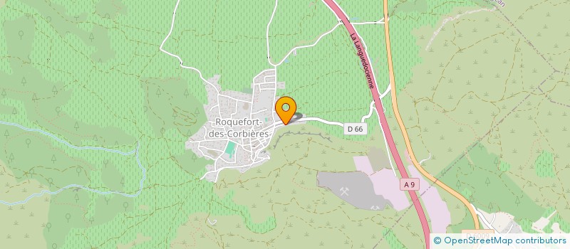 localisation de l'entreprise SCI M.J.P.M  ROQUEFORT-DES-CORBIERES