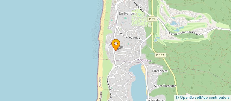 localisation de l'entreprise SCI M J P S SEIGNOSSE 2  SEIGNOSSE