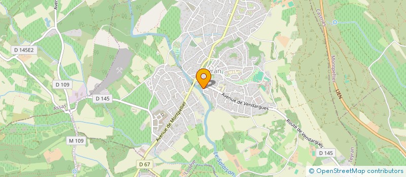 localisation de l'entreprise SCI M.J.R.  TEYRAN