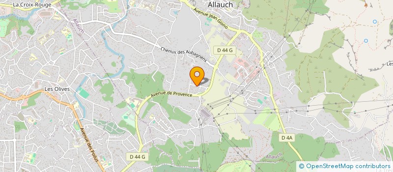 localisation de l'entreprise SCI M.J.S.M  ALLAUCH