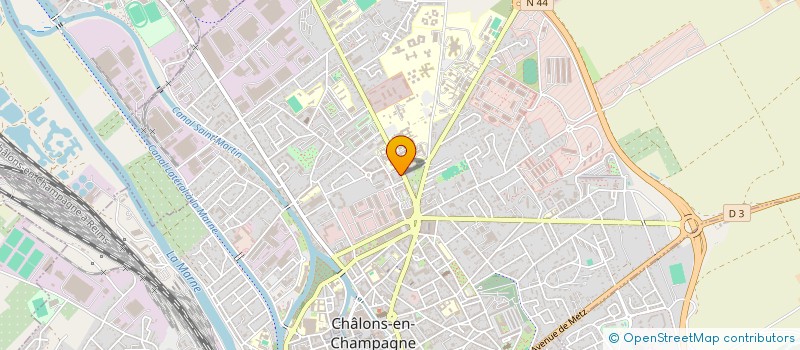 localisation de l'entreprise SCI M'JAC  CHALONS-EN-CHAMPAGNE