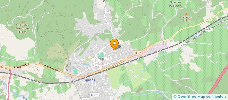 localisation de l'entreprise SCI M@JE  PIGNANS