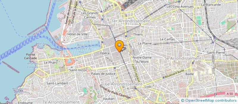localisation de l'entreprise SCI M K à MARSEILLE