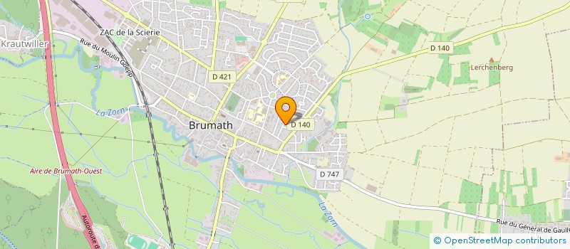 localisation de l'entreprise SCI M.K.  BRUMATH