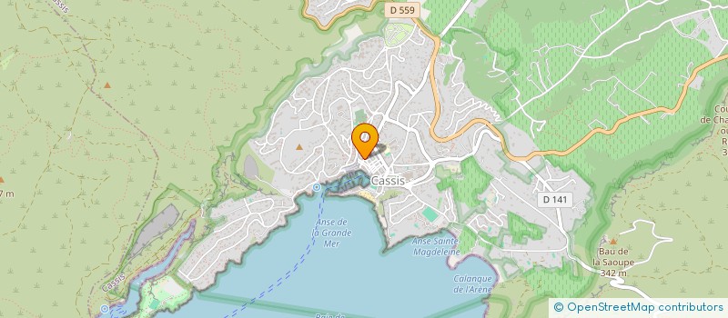 localisation de l'entreprise SCI M.K à CASSIS