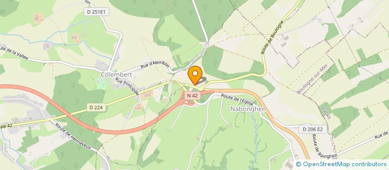 localisation de l'entreprise SCI M K D E  COLEMBERT