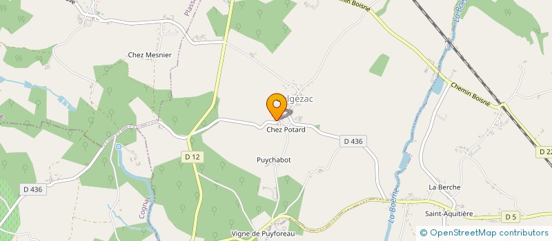 localisation de l'entreprise SCI M.K.G  VOULGEZAC