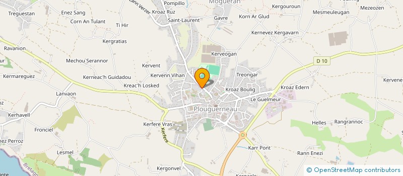 localisation de l'entreprise SCI M K R  PLOUGUERNEAU