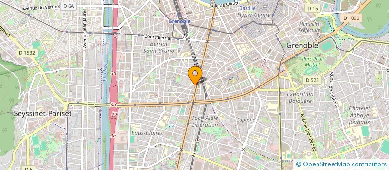 localisation de l'entreprise SCI M.K.R.D  GRENOBLE