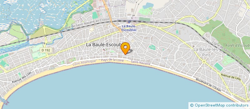 localisation de l'entreprise SCI M K Y  LA BAULE-ESCOUBLAC