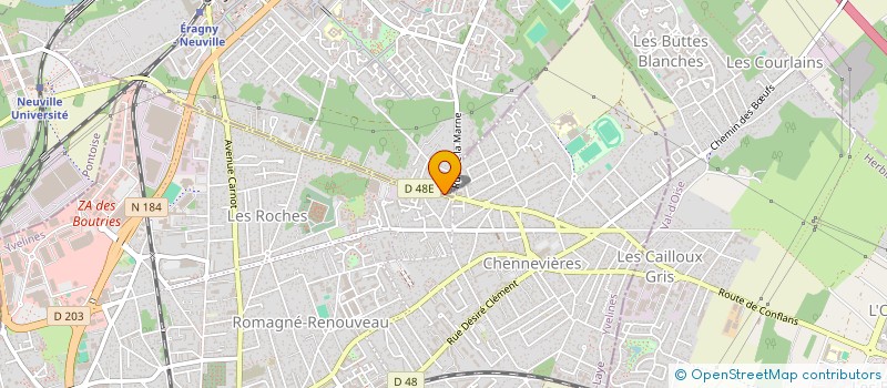 localisation de l'entreprise SCI M.L  ERAGNY