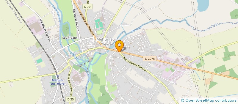 localisation de l'entreprise SCI M.L.C.  MEHUN-SUR-YEVRE