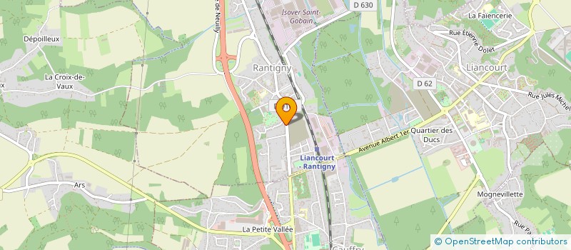 localisation de l'entreprise SCI M.L.E.M.  RANTIGNY