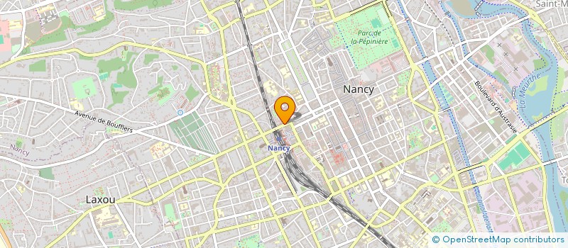 localisation de l'entreprise SCI M.L.F.  NANCY