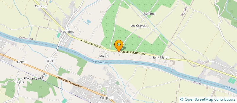 localisation de l'entreprise SCI M L G  REYNIES