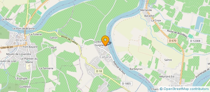 localisation de l'entreprise SCI M.L.I  GREZILLAC