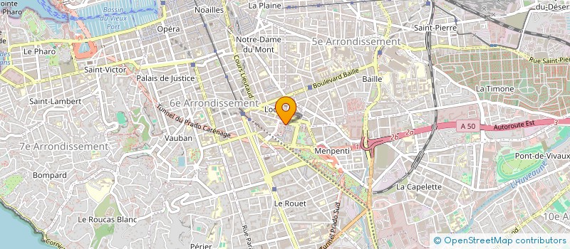localisation de l'entreprise SCI M L J  MARSEILLE