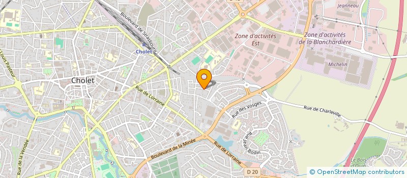 localisation de l'entreprise SCI M.L.J.L. à CHOLET