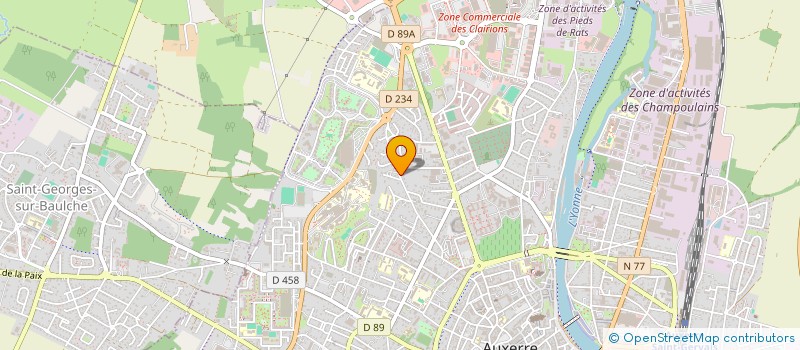 localisation de l'entreprise SCI M.L.M. à AUXERRE
