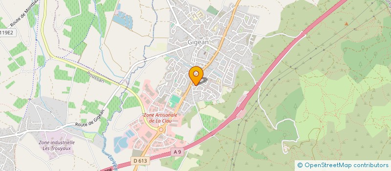 localisation de l'entreprise SCI M&L PATRIMOINE  GIGEAN