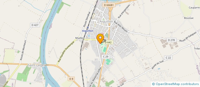 localisation de l'entreprise SCI M.L.S.C à AIGUILLON
