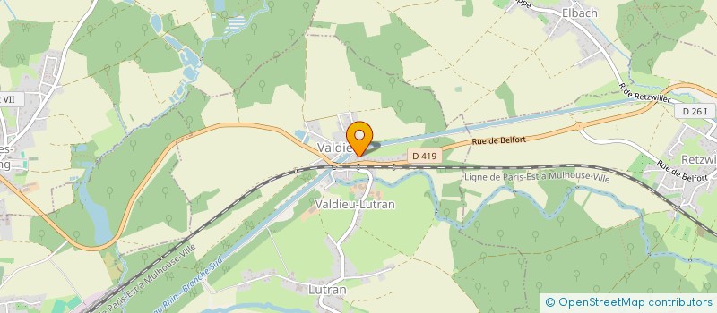 localisation de l'entreprise SCI M. LAROCHE  VALDIEU-LUTRAN