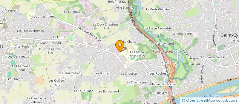 localisation de l'entreprise SCI M.M. à FONDETTES
