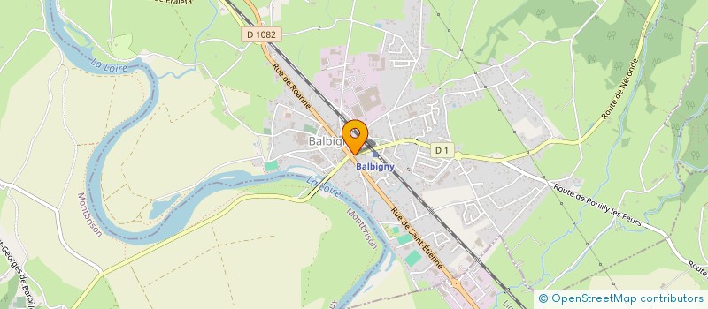 localisation de l'entreprise SCI M M  BALBIGNY