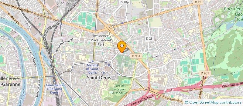 localisation de l'entreprise SCI M.M à SAINT-DENIS