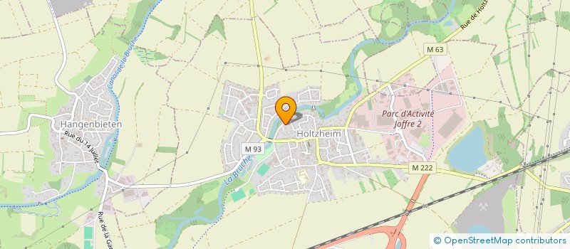 localisation de l'entreprise SCI M & M  HOLTZHEIM