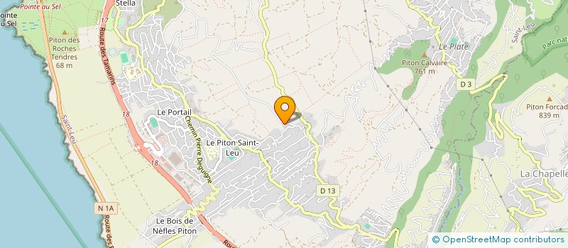 localisation de l'entreprise SCI M & M à SAINT-LEU