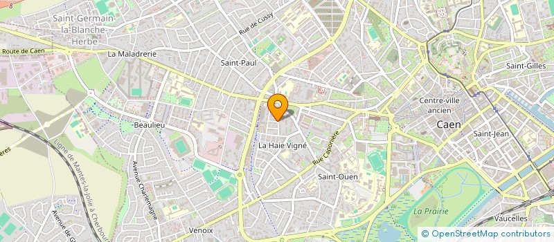 localisation de l'entreprise SCI M & M  CAEN