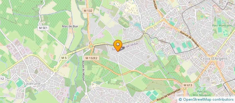 localisation de l'entreprise SCI M&M  SAINT-JEAN-DE-VEDAS