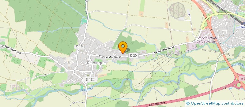 localisation de l'entreprise SCI M&M  WITTELSHEIM