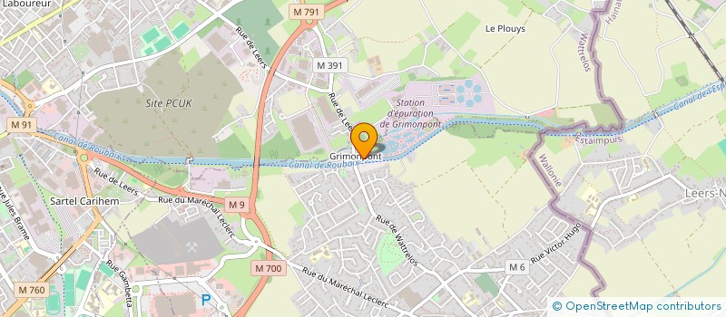 localisation de l'entreprise SCI M.M.  LEERS