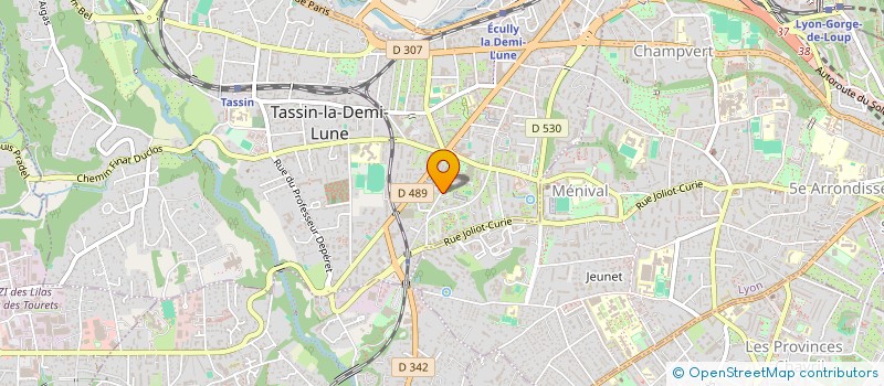 localisation de l'entreprise SCI M-M  TASSIN-LA-DEMI-LUNE