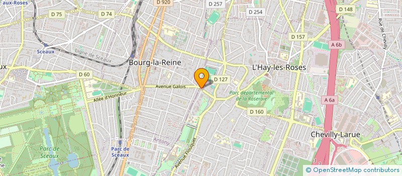 localisation de l'entreprise SCI M & M à BOURG-LA-REINE