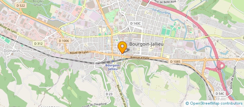 localisation de l'entreprise SCI M&M  BOURGOIN-JALLIEU