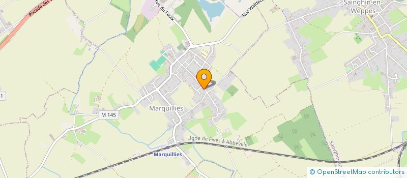 localisation de l'entreprise SCI M&M  MARQUILLIES