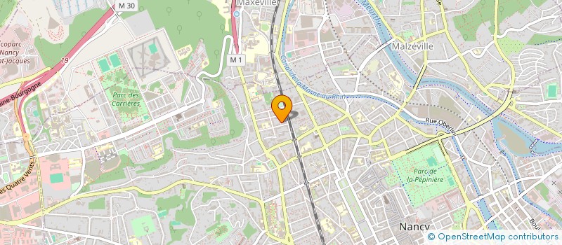 localisation de l'entreprise SCI M&M  NANCY