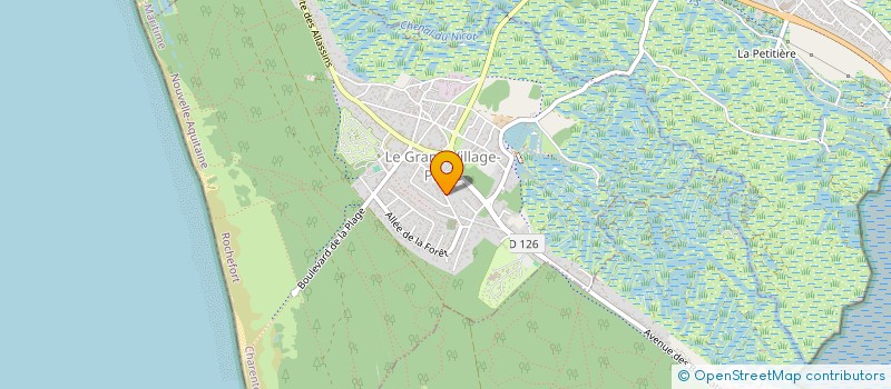 localisation de l'entreprise SCI M.M.A.T.  SAINT-PIERRE-D'OLERON